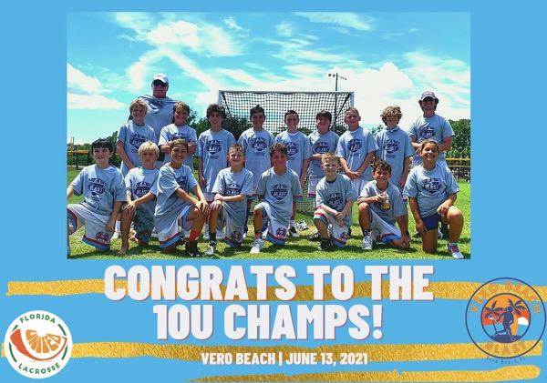 2021 10U Vero Beach Blast Champions!