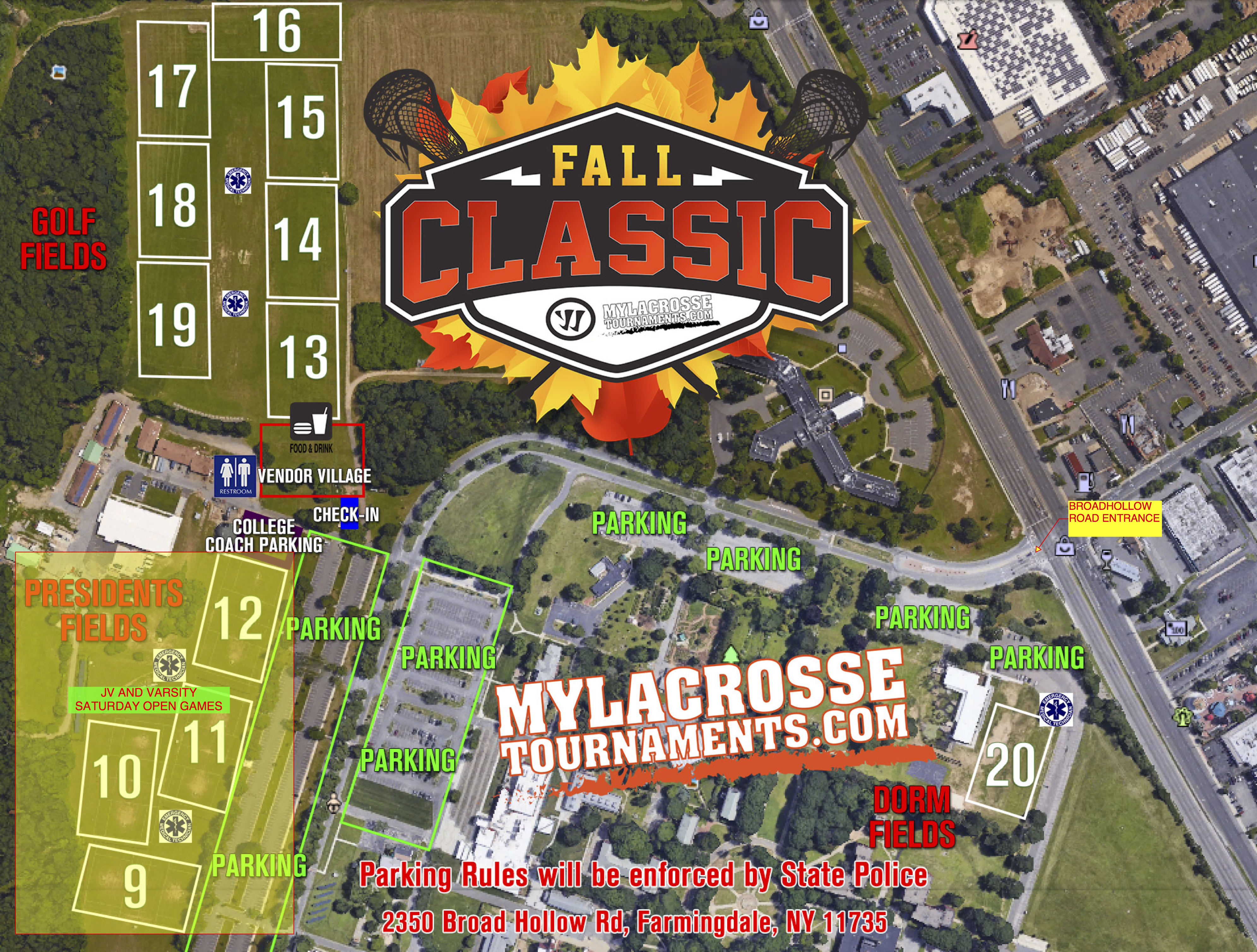 PRESIDENT-GOLF-DORM FIELD MAP
